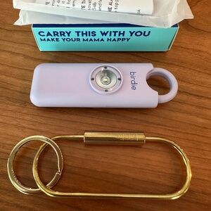 Birdie Personal Safety Alarm NIB Lavender